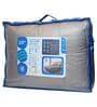 Grey Microfiber Chevron 150 GSM Double Bed Comforter