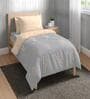 Grey Microfiber Floral 150 GSM Single Bed Comforter