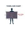 Grey Microfiber Solid 400 GSM 2 Pcs Bath Towels