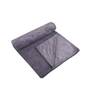 Grey Microfiber Solid 400 GSM 4 Pcs Bath Towels 