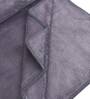 Grey Microfiber Solid 400 GSM 4 Pcs Bath Towels 