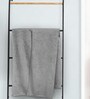 Grey Microfiber Solid 450 GSM Bath Towel