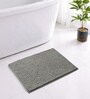 Grey Microfibre 16x24 Inches Lightweight Bath Mat