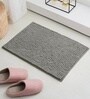 Grey Microfibre 16x24 Inches Lightweight Bath Mat