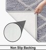Grey Microfibre 16x24 Inches Quick Dry Bath Mat