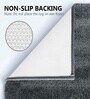 Grey Microfibre 18x30 Inches Absorbent Bath Mat