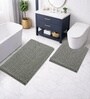 Grey Microfibre 18x30 Inches Lightweight Bath Mat