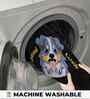 Black Good Luck Dog Microfibre 24X16 Inches Anti-Skid Bath Mat