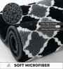 Grey Microfibre 24X16 Inches Anti-Skid Bath Mat