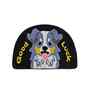 Black Good Luck Dog Microfibre 24X16 Inches Anti-Skid Bath Mat