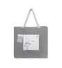 Grey Microfibre Solid 100 GSM Double Bed Quilt
