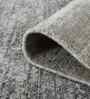Grey Modern Raw Handspun NZ  Wool & Raw Handspun Silk 2x3 Feet Handmade  Dhurrie