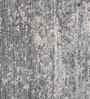 Grey Modern Raw Handspun NZ  Wool & Raw Handspun Silk 2x3 Feet Handmade  Dhurrie