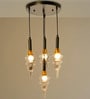 Grey Montefino Smoke Metal And Glass Hanging Light