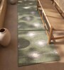 Grey Moroccan and Tribal Wool and Viscose 2'6 ft X 8 ft Flat Weaves Runner