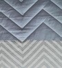 Grey Noor Reversible King Quilt 90X90 With 2 Pillow Covers