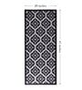 Grey Nylon Floral 47 x 20 Inches Runner