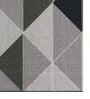 Grey Nylon Geometric 47 x 20 Inches Runner