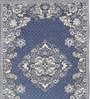 Grey Chenille Vintage 4 x 6 Feet Machine Made Carpet
