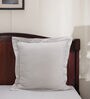 Grey Patterned 300 TC Cotton 24 x 24 Inches Pillow Covers (Set of 2)