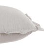 Grey Patterned 300 TC Cotton 24 x 24 Inches Pillow Covers (Set of 2)