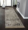 Grey Persian 2x3 Feet Machine Made Runner