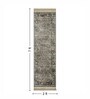 Grey Persian 2x7 Feet Machine Made Runner
