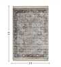 Grey Persian 3x5 Feet Machine Made Carpet