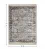 Grey Persian 5x7 Feet Machine Made Carpet