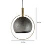 Riveria Grey Ceramic Hanging Light