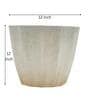 Grey Plastic (Set of 2) Desk Pots