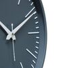 Grey Plastic 12-Inch Embossed Silent Numbers (Quartz Movement) Wall Clock