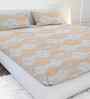Grey Polycotton 1 Super King Bedsheet with 2 Pillow Covers