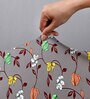 Grey Polycotton Floral 14x18 Inches Chair Covers (Pack of 6)