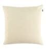 Grey Floral Poly Cotton 16 x 16 Inches Cushion Cover