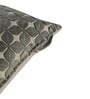 Grey Floral Poly Cotton 16 x 16 Inches Cushion Cover