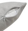 Grey Polycotton Solid 16x16 inches Cushion Cover Set of 2