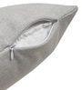 Grey Polycotton Solid 16x16 inches Cushion Cover Set of 5