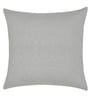 Grey Polycotton Solid 16x16 inches Cushion Cover Set of 5
