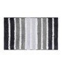 Grey Polyester 24X16 Inches Anti-Skid  Bath Mat