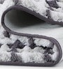 Grey Polyester 24X16 Inches Anti-Skid  Bath Mat