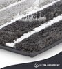 Grey Polyester 24X16 Inches Anti-Skid  Bath Mat