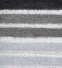 Grey Polyester 24X16 Inches Anti-Skid  Bath Mat