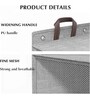 Grey Polyester 3 Ltrs Laundry Basket