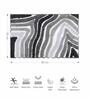 Grey Polyester 32X20 Inches Anti-Skid  Bath Mat