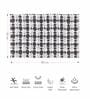 Grey Polyester 32X20 Inches Anti-Skid  Bath Mat