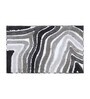 Grey Polyester 32X20 Inches Anti-Skid  Bath Mat