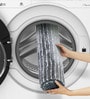 Grey Polyester 32X20 Inches Anti-Skid  Bath Mat