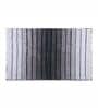 Grey Polyester 32X20 Inches Anti-Skid  Bath Mat