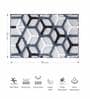 Grey Polyester 32X20 Inches Anti-Skid  Bath Mat